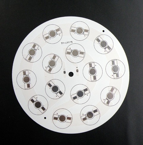 (image for) 15W LED High Power Aluminum Plate Diameter 120mm 15 Series Connections Downlight Aluminum Plate